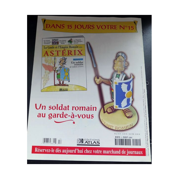 La Gaule et l'empire Romain avec Astérix n° 14 Bonemine femme du chef