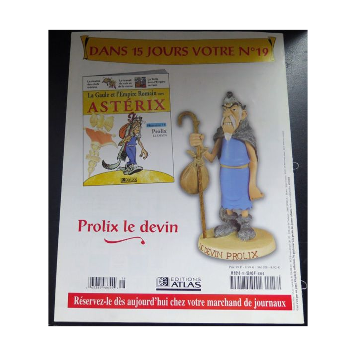 Gaule empire Romain Astérix n° 18 Soupalognon y crouton le chef ibère
