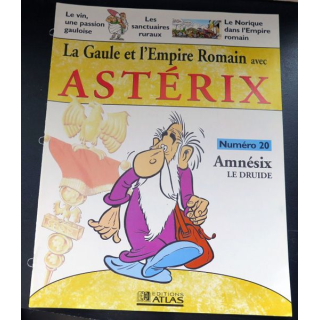 La Gaule et l'empire Romain avec Astérix n° 20 Amnésix le druide ed Atlas