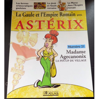 La Gaule et empire Romain avec Astérix n° 21 Madame Agecanonix pin-up