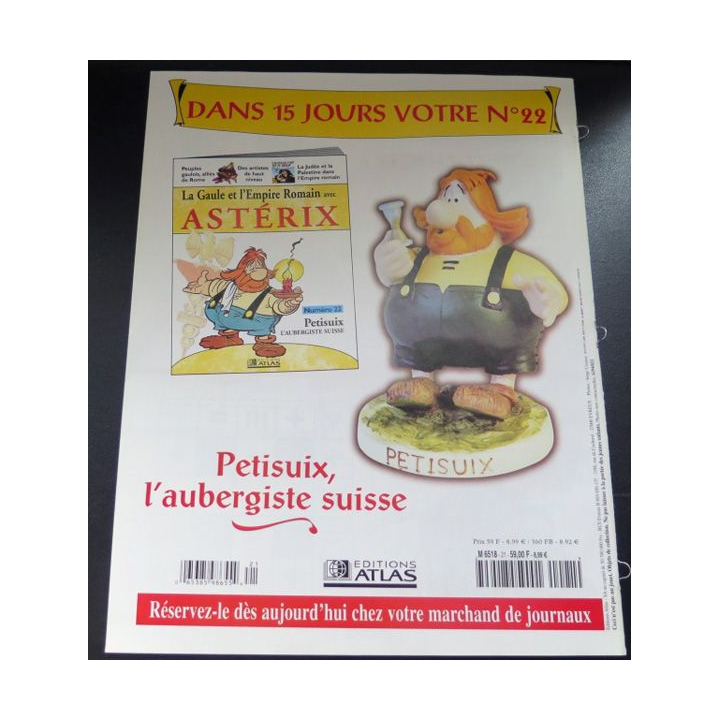 La Gaule et empire Romain avec Astérix n° 21 Madame Agecanonix pin-up