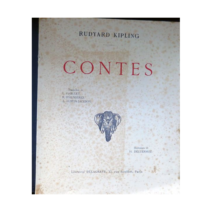 Contes de Rudyard Kipling illustrations Deluermoz librairie Delagrave