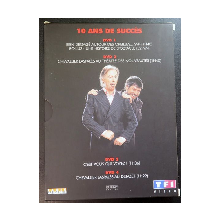 DVD : Chevallier et Laspalès intégrale des sketches 4 DVD