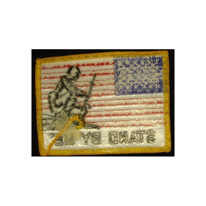 American flag color patch stand by me 