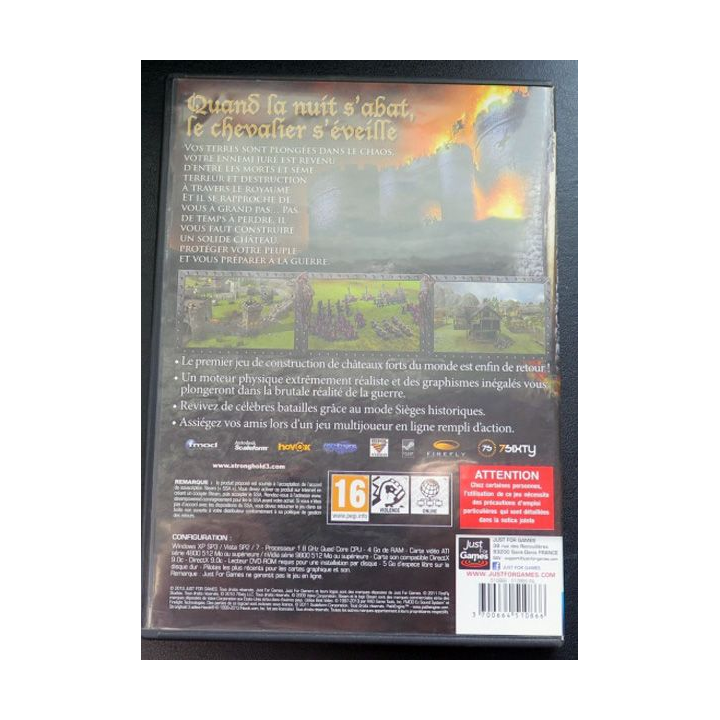 Jeu pour PC CD-ROM : Stronghold 3 Gold