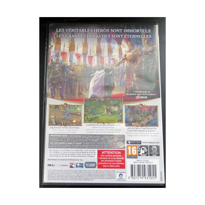 Jeu pour PC DVD ROM : Heroes VI of Might and magic