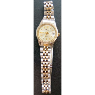 MONTRE : montre femme Domi bracelet doré et argenté 