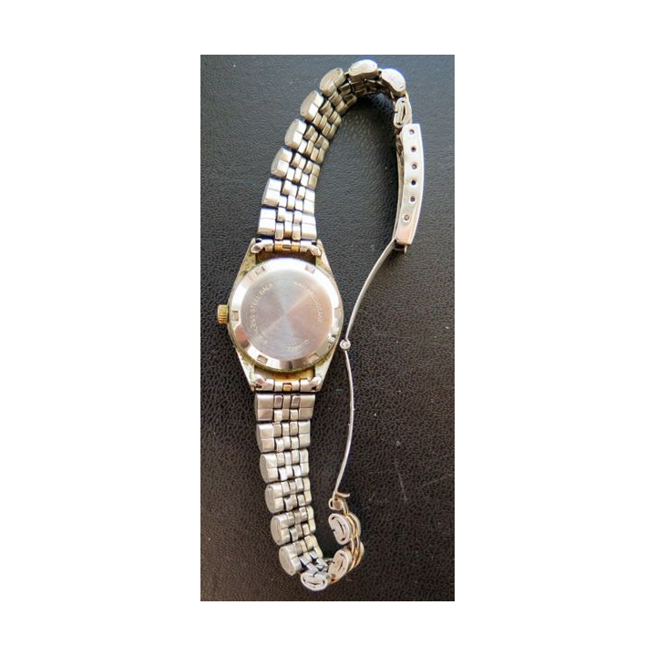 MONTRE : montre femme Domi bracelet doré et argenté 