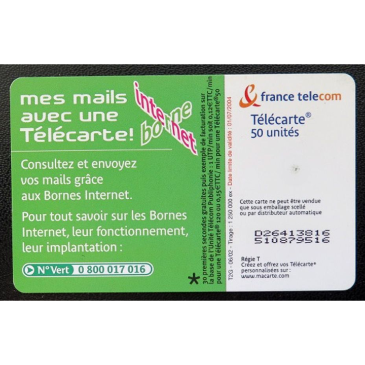 télécarte 50 unités France télécom vos mails en quelques clics ...