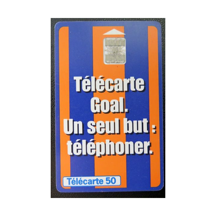 télécarte 50 unités France télécom Goal un seul but : gagner