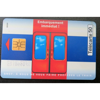 télécarte 50 unités France télécom RER B Paris / Aéroport CDG