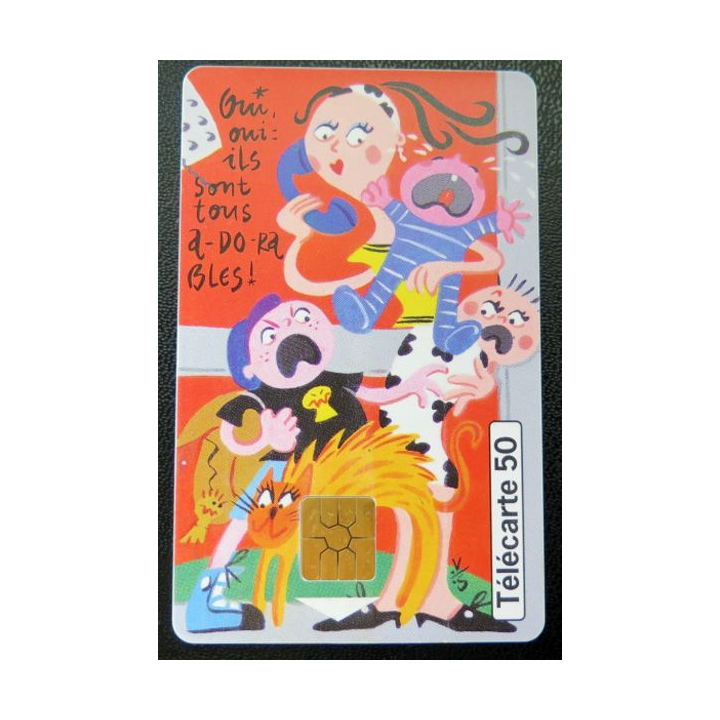 télécarte 50 unités France télécom Les petits diables