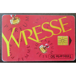 télécarte 50 unités France télécom Yves Saint Laurent Parfum Yvresse