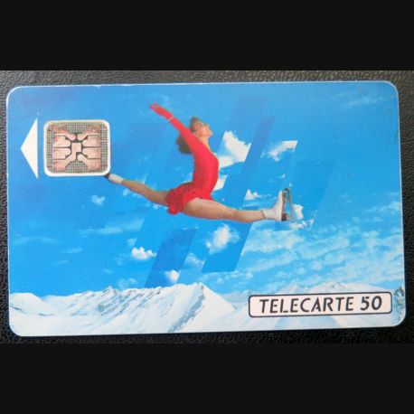 Télécarte France 120 Unités - Telecom Partenaire JO Hiver 92 - GEM - TB état