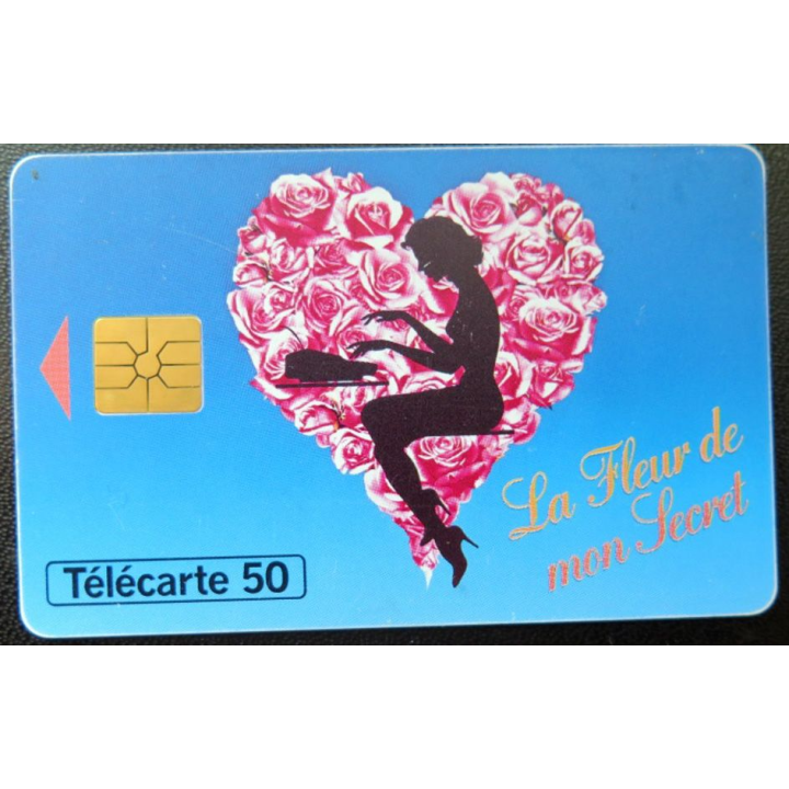 télécarte 50 unités France télécom Ciby 2000 La Fleur de mon secret