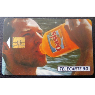 télécarte 50 unités France télécom Oasis aux sources du plaisir