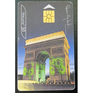 télécarte 50 unités France télécom Arc de Triomphe Paris