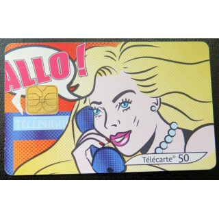 télécarte 50 unités France télécom N°8 Le Pop Art