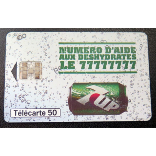 télécarte 50 unités France télécom 7 UP