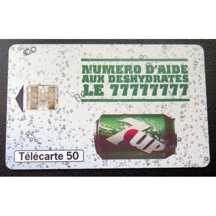 télécarte 50 unités France télécom 7 UP