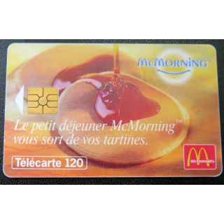 télécarte 50 unités France télécom Mc Morning
