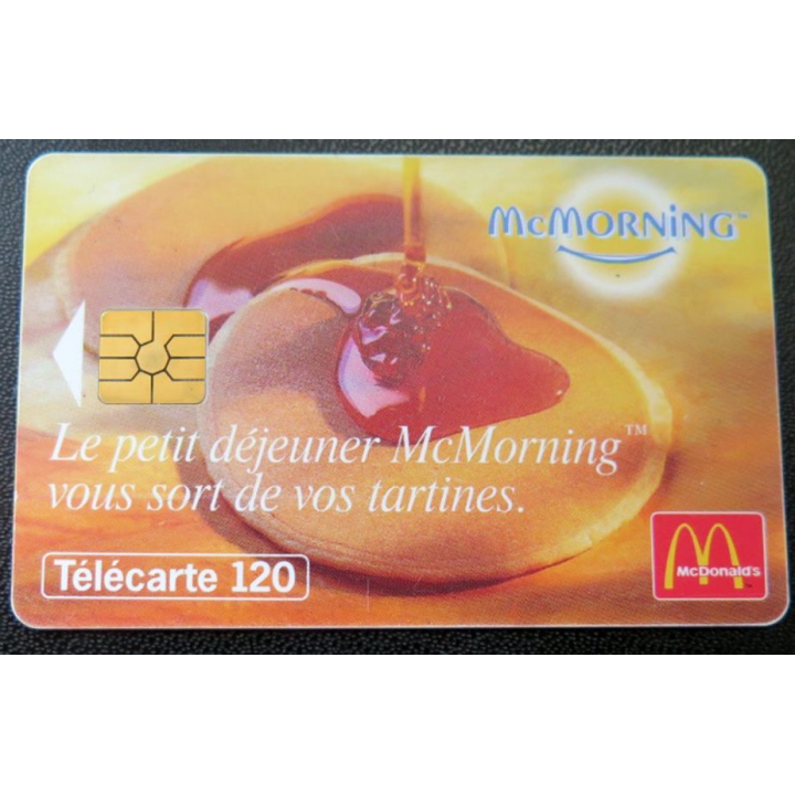 télécarte 50 unités France télécom Mc Morning