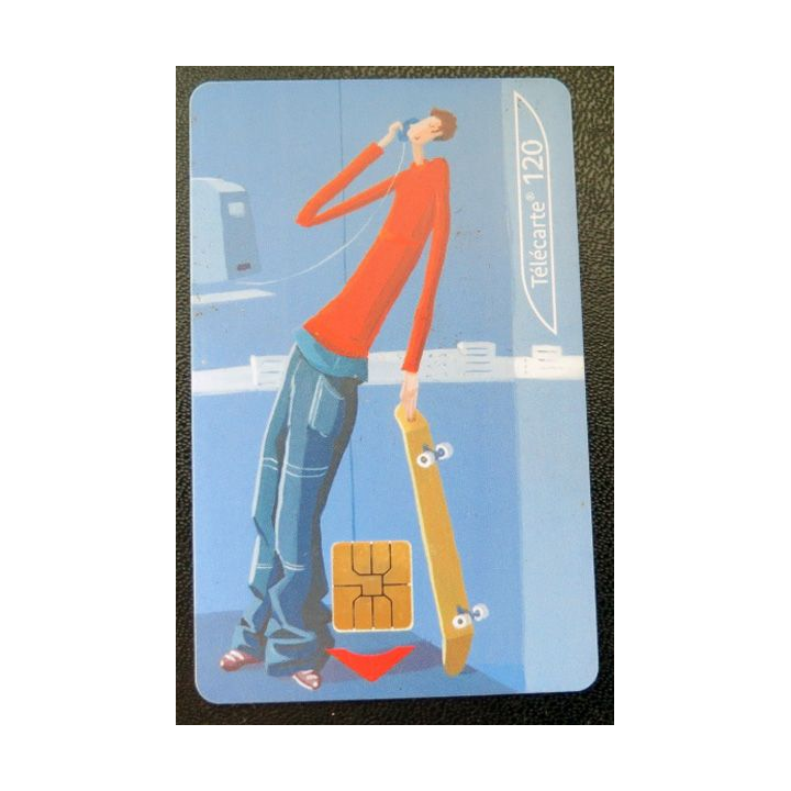 télécarte 120 unités France télécom Cool OK tranquille 5/6