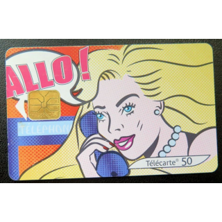 télécarte 50 unités France télécom N°8 Le Pop Art