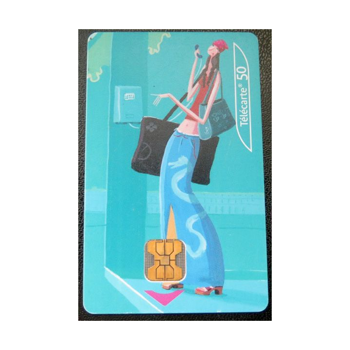 télécarte 50 unités France télécom Cool OK tranquille 1/6