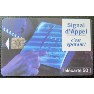 télécarte 50 unités France télécom Signal d'appel