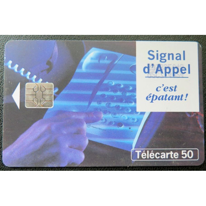 télécarte 50 unités France télécom Signal d'appel