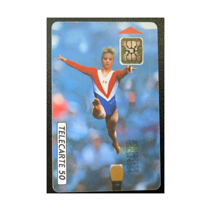 télécarte 50 unités Championnats du monde de gymnastique Paris 1992