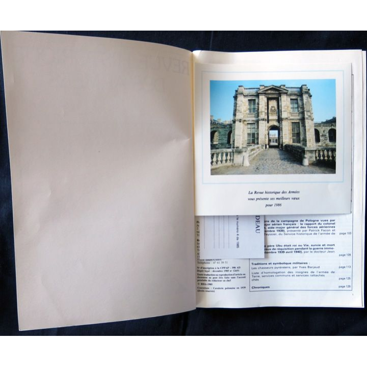 Revue historique des armées N° 4 1985 (N°161 Décembre 1985)
