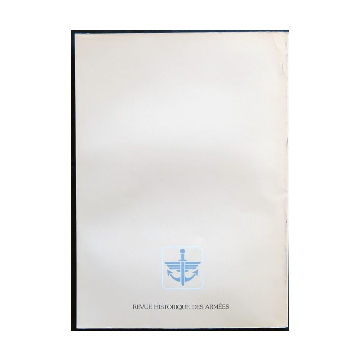 Revue historique des armées Numéro  Spécial  (N°159 Juin 1985)