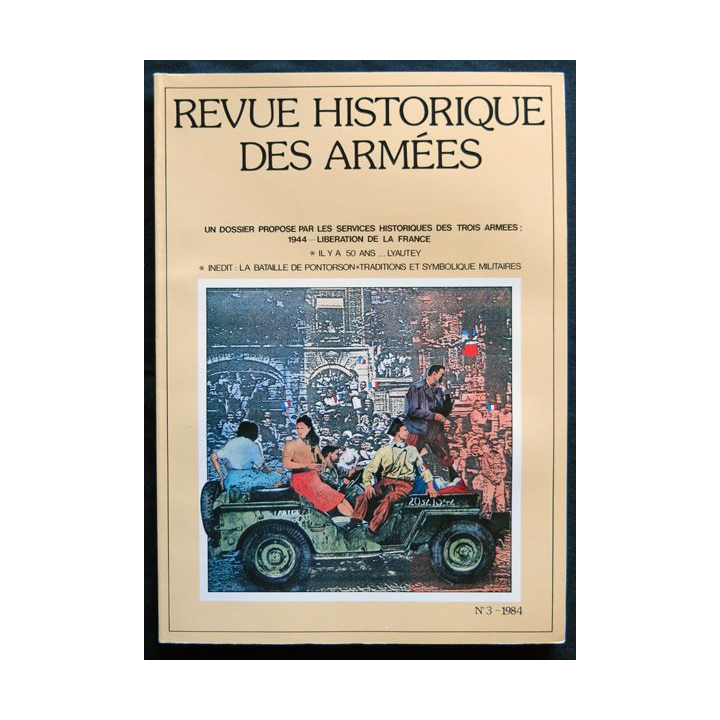 Revue historique des armées N° 3  1984  (N°156 Octobre 1984)