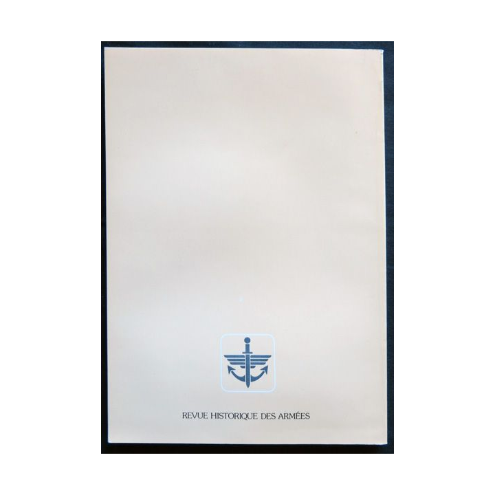 Revue historique des armées N° 3  1984  (N°156 Octobre 1984)
