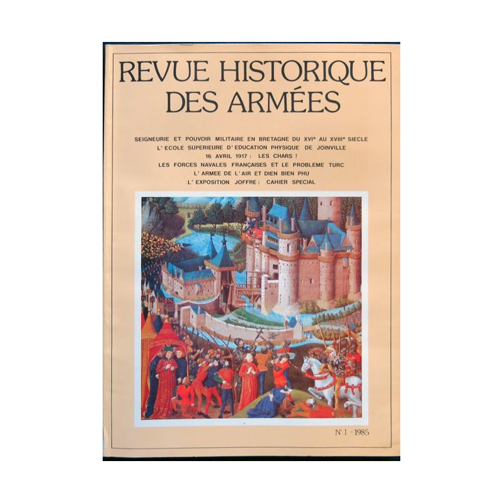 Revue historique des armées N° 1 - 1985 (N°158 Mars 1985)