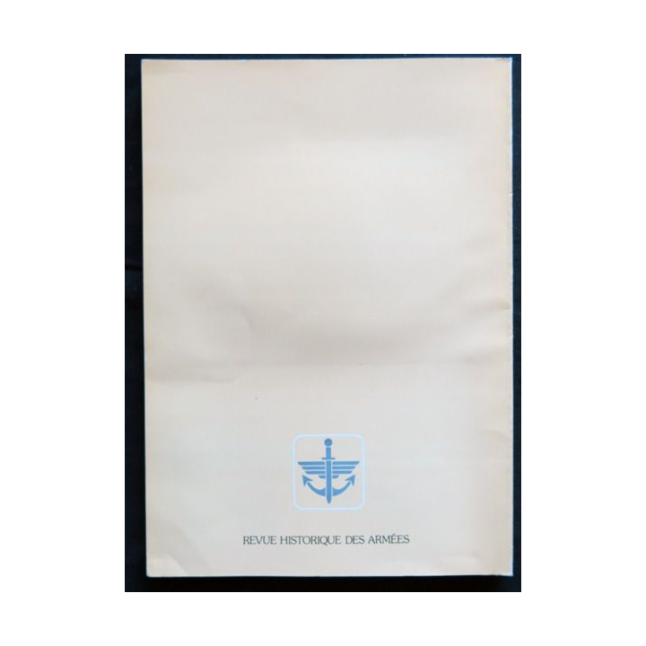 Revue historique des armées N° 1 - 1985 (N°158 Mars 1985)
