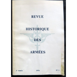 Revue historique des armées N°3  3° année 1976
