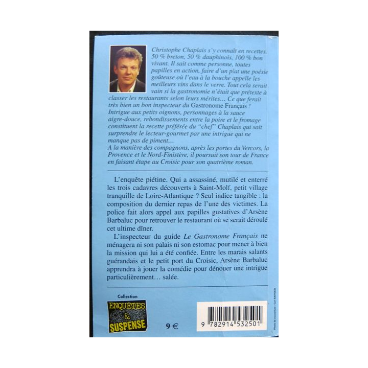 Addition salée au Croisic écrit par Christophe Chaplais aux éditions Alain Bargain