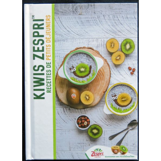 Kiwis Zespri recettes de petits déjeuners écrit par Raphaël Gruman édité par Imprimerie Papier Vert