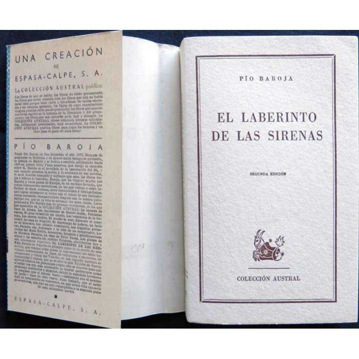 El liberinto de las sirenas écrit par Pio Baroja aux éditions Coleccion Austral (Numéroté 0605)