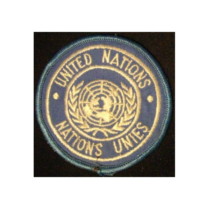 INSIGNE DE MANCHE UNITED NATIONS NATIONS UNIES