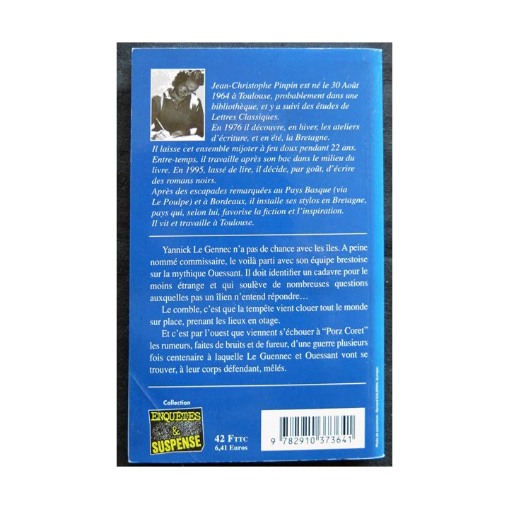Qui voit Ouessant voit son sang écrit par Jean-Christophe Pinpin aux éditions Alain Bargain