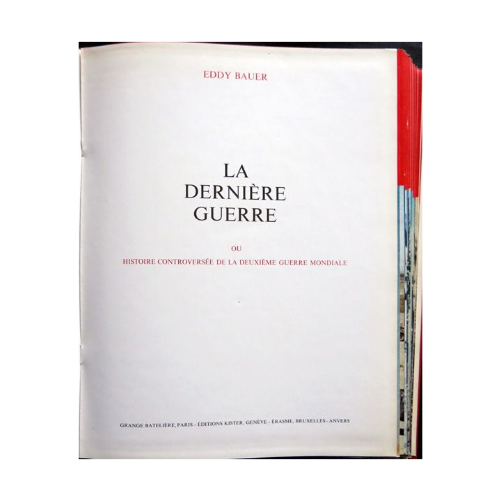 La dernière guerre N°6 de Eddy Bauer aux éditions Grange Batelière Paris
