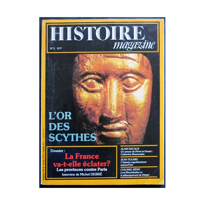 Histoire magazine N° 2 de Mars-Avril 1980 l'Or des Scythes
