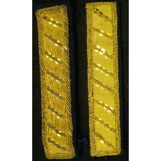 TENUE BLEUE OFFICIER : BARRETTE DÉPAULETTE (LA PAIRE) CANNETILLE
