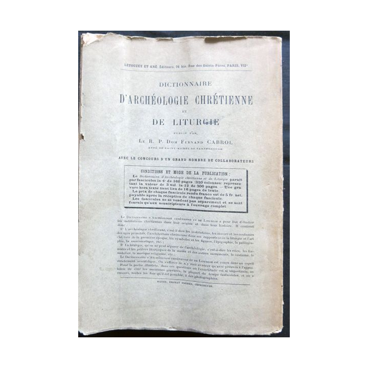 Manuel d'archéologie chrétienne Tome Premier année 1907