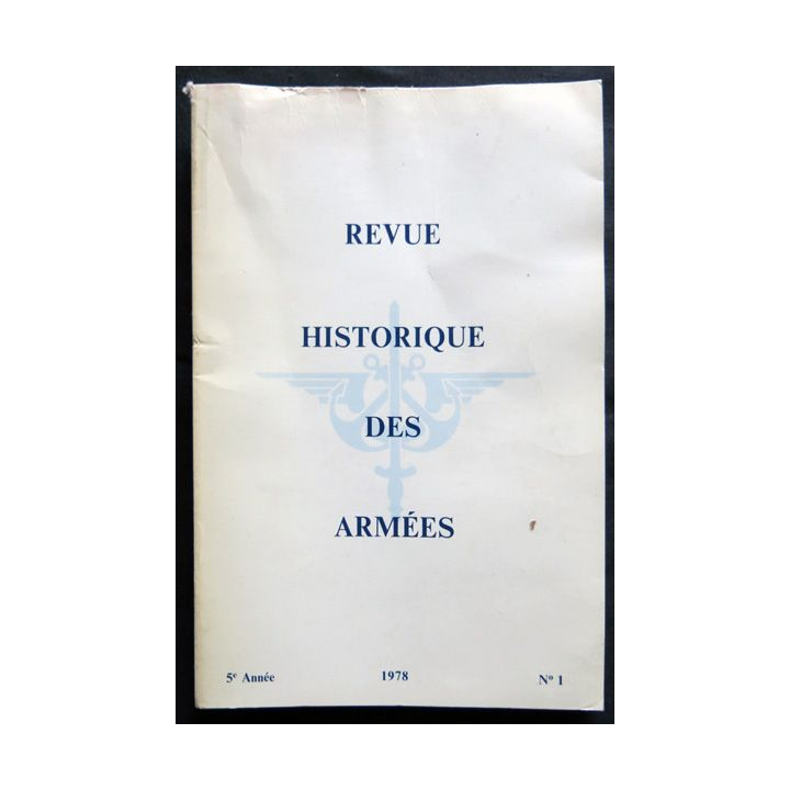 Revue historique des armées N° 1 - 5° année (1978)