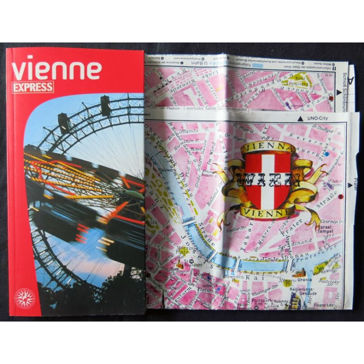 Guide Vienne Express avec plan détachable aux éditions Guide Gallimard